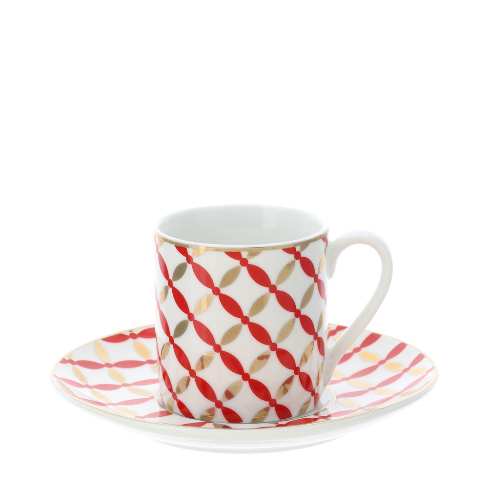 Set due tazzine da caffè in porcellana "Vlk Design"